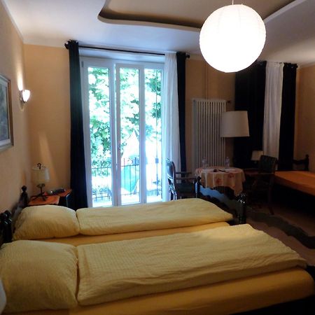 Osteria Battello Hotell Caslano Eksteriør bilde