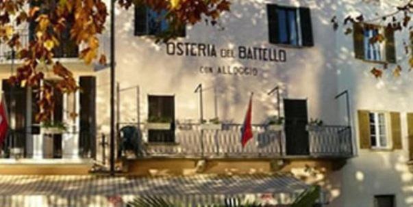 Osteria Battello Hotell Caslano Eksteriør bilde